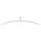 Ekena Millwork Archdale Architectural Grade PVC Gable Bracket, 96"W x 20"H x 4"D x 4"F, 5/12 Pitch GBP096X20X0404ARC00 - alternate 3